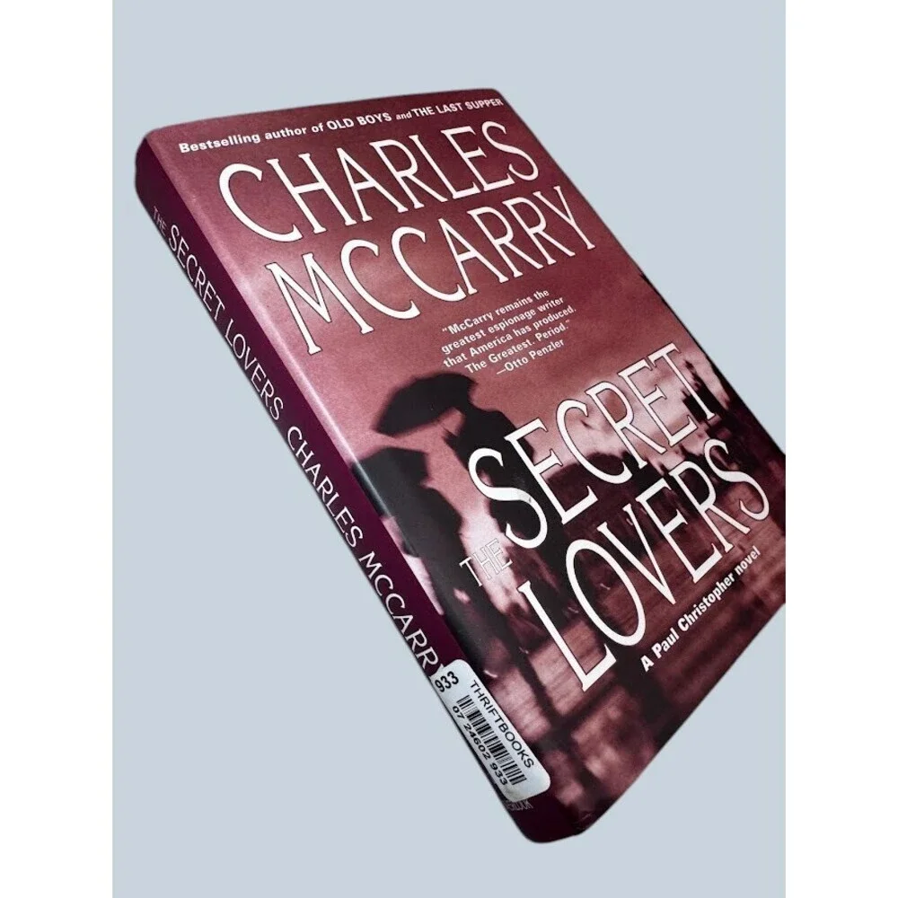 Charles McCarry The Secret Lovers Hardcover Spy Thriller Novel First Edition
